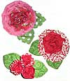 Pleated Posy Fabric Flower Pattern - Retail $6.00
