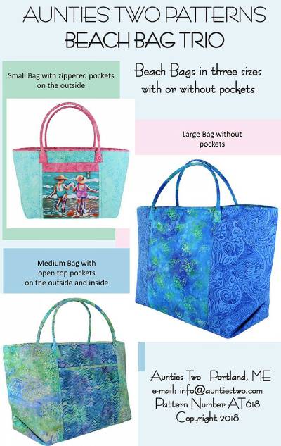 Beach Bag Trio Pattern - Retail $9.00 - Click Image to Close
