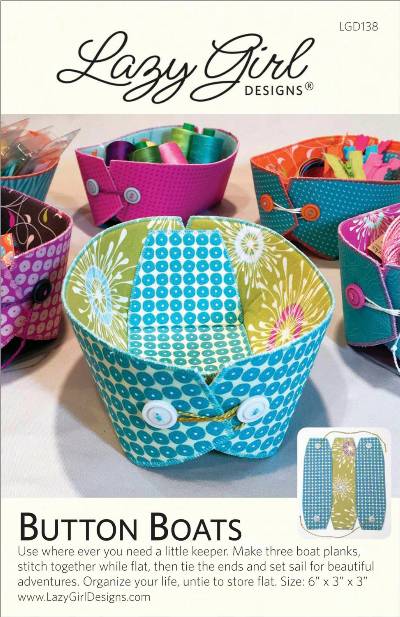 Button Boats Pattern - Retail $11.95 - Click Image to Close