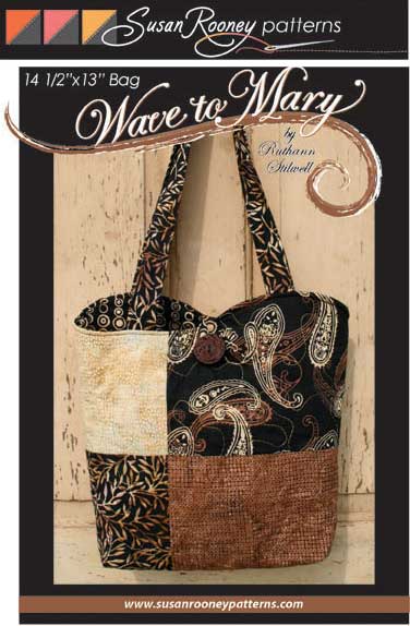 Wave To Mary Bag Pattern - Retail $9.00 - Click Image to Close