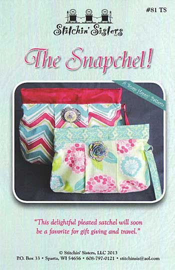 The Snapchel! Bag Pattern - Retail $8.50 - Click Image to Close