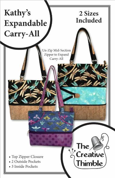 Kathy's Expandable Carry-All Pattern - Retail $11.00 - Click Image to Close