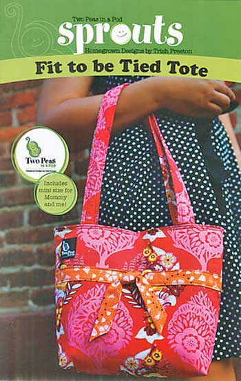 Fit To Be Tied Tote Pattern - Retail $12.98 - Click Image to Close