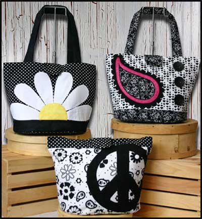 That 70's Tote Pattern - Retail $8 - Click Image to Close