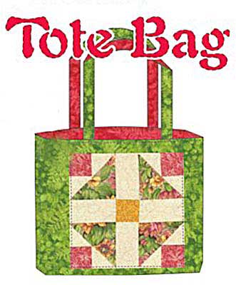 Treasured Blocks Tote Bag Pattern - Retail $4.00 - Click Image to Close