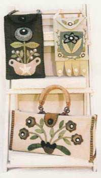 Three Floral Purses Pattern - Retail $9.50 - Click Image to Close