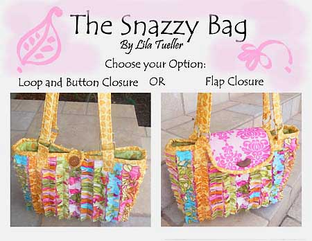 The Snazzy Bag Pattern - Retail $8.50 - Click Image to Close