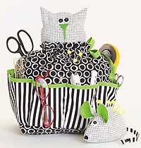 Sewing Catty & Pincushion Mouse Pattern - Retail $8.95