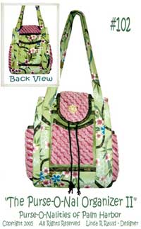 Purse-O-Nal Organizer II Bag Pattern - Retail $12.00