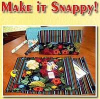 Make It Snappy Carry All Bag Pattern - Retail $8.50