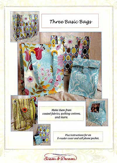 Three Basic Bags Pattern - Retail $11.00 - Click Image to Close