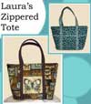 Lauras Zippered Tote - Retail $9.00